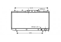 RADIATEUR DIESEL 2.0 D4-deurs (Turbo Diesel)