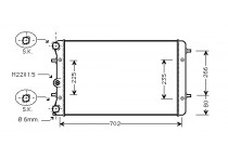RADIATEUR BENZINE 1.4  vanaf '01