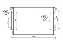 RADIATEUR Tiguan 1.4 i  TFSi 11/07-