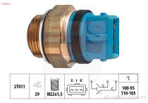 Temperatuurschakelaar, radiateurventilator