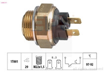 Temperatuurschakelaar, radiateurventilator