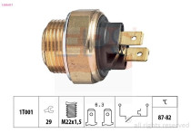 Temperatuurschakelaar, radiateurventilator