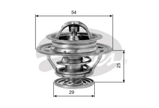 Thermostaat, koelvloeistof TH09474G1 Gates