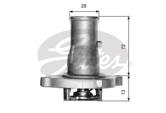 Thermostaat, koelvloeistof TH14887G1 Gates