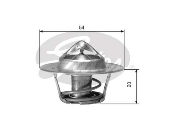 Thermostaat, koelvloeistof TH00171G1 Gates