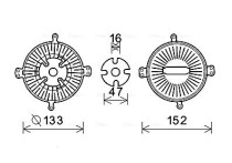 Koppeling, radiateurventilator