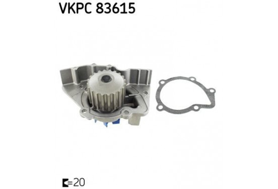Waterpomp VKPC 83615 SKF
