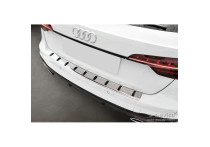 RVS Bumper beschermer passend voor  Audi A4 Avant B9 (incl. S-Line) 2015-2019 & Facelift 2019- -