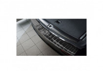 Zwart-Chroom Bumper beschermer passend voor Audi Q5 2008-2012 'Ribs'