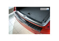 Zwart RVS Bumper beschermer passend voor Audi Q5 2008-2012 & 2012- 'Ribs'