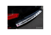 RVS Bumper beschermer passend voor BMW 5-Serie (F11) Touring 2011-2013 & Facelift 2013-2017 'STR