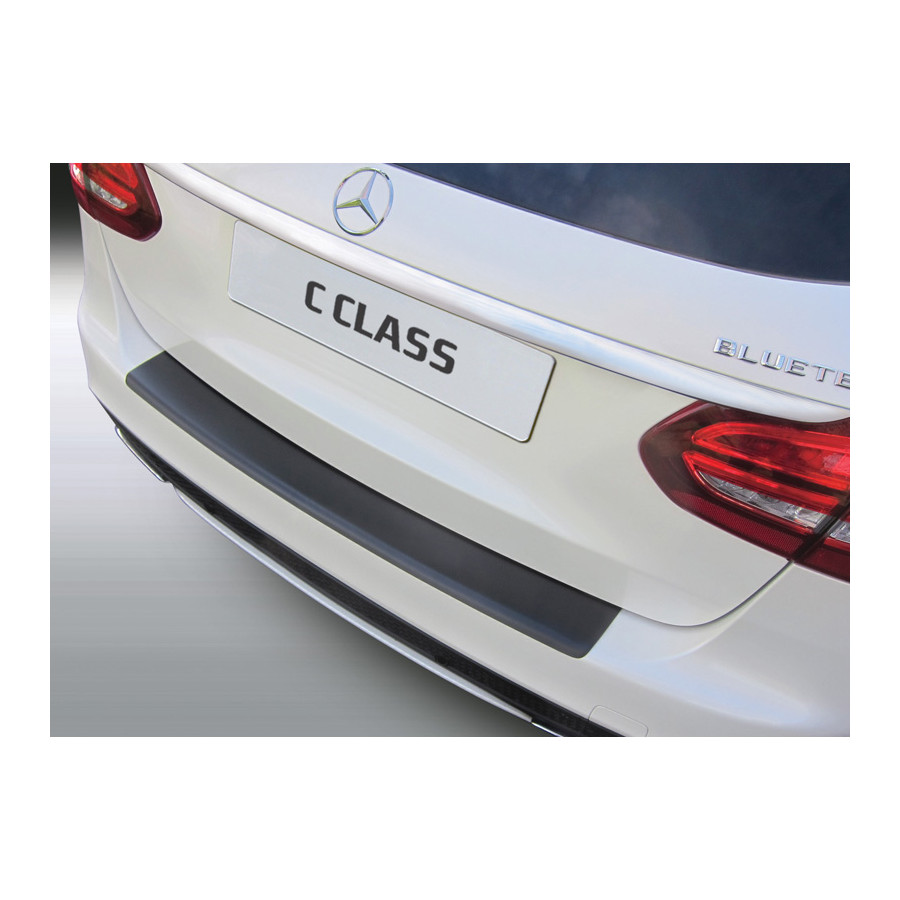 Savant Vlek Doe mijn best ABS Achterbumper beschermlijst passend voor Mercedes C-Klasse W205 Kombi  6/2014- Zwart voor o.a. MERCEDES-BENZ | Winparts.be - Achterbumper  bescherming