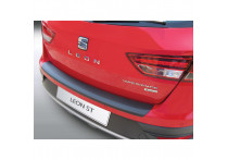 ABS Achterbumper beschermlijst passend voor Seat Leon ST S/SE/FR 2013- Zwart