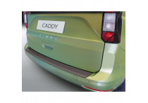 ABS Achterbumper beschermlijst passend voor Volkswagen Caddy V Box/MPV 2020- (Achterklep & Achterdeu