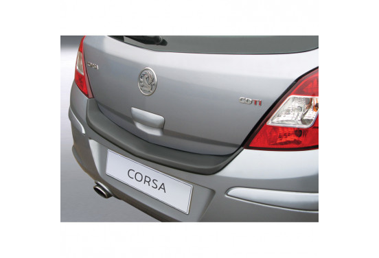 Bumper beschermer passend voor Opel Corsa D 5 deurs 2006- Zwart