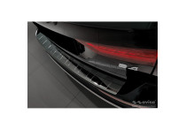 Zwart Chroom RVS Bumper beschermer passend voor Volvo V60 II / V60 II Cross Country 2018- & V60 