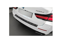 Zwart RVS Achterbumperprotector passend voor BMW 5-Serie G31 FL Touring 2020- excl. M-Sport 'STRONG 