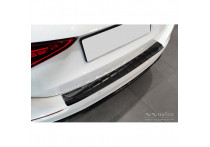 Zwart RVS Bumper beschermer passend voor Mercedes C-Klasse W206 Kombi 2021- 'Ribs'