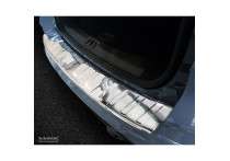 Chroom RVS Bumper beschermer passend voor Ford Kuga II 2013- 'Ribs'