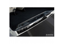 Zwart-Chroom RVS Bumper beschermer passend voor Mercedes Vito / V-Klasse 2014- 'Ribs' 'XL'