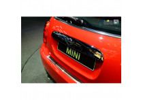 RVS Bumper beschermer passend voor 'Deluxe' Mini One/Cooper F56 3-deurs 3/2014- Chroom/Rood-Zwar