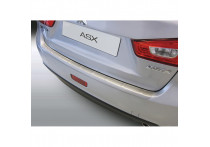 Bumper beschermer passend voor Mitsubishi ASX 11/2012- 'Brushed Alu' Look