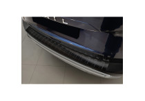 Zwart RVS Bumper beschermer passend voor Nissan X-Trail IV (T33) 2021- 'Ribs'