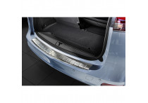 RVS Bumper beschermer passend voor Opel Zafira C 2012- 'Ribs'