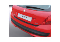 Bumper beschermer passend voor Peugeot 207 HB 3 deurs Zwart