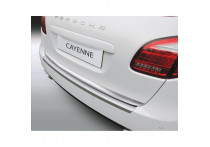 Bumper beschermer passend voor Porsche Cayenne 5/2010- 'Ribbed' 'Brushed Alu' Look