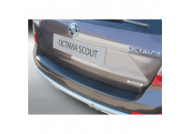 Bumper beschermer passend voor Skoda Octavia Scout Kombi 6/2013- Zwart