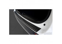 Zwart RVS Bumper beschermer passend voor Suzuki Vitara II 2015-2018 & FL 2018- inkl. Hybrid 'Rib