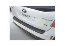 Bumper beschermer passend voor Toyota Prius 2/2015- 'Ribbed' Zwart