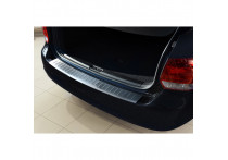 RVS Bumper beschermer passend voor Volkswagen Golf V/VI Variant 2003-2012 'Ribs'
