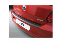 Bumper beschermer passend voor Volkswagen Polo 6C 3/5 deurs 7/2014- 9/2017 Zwart