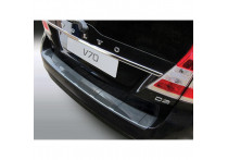 Bumper beschermer passend voor Volvo V70 6/2013- (excl. XC70) 'Ribbed' Carbon look