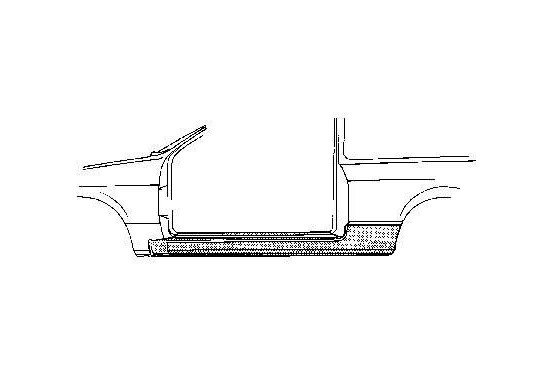 PLAATWERKDEEL VW PO/DER 81- DORPEL  2-deurs