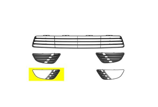 BUMPERGRILL ONDER RECHTS  met MISTLICHTGAT 2001-2005