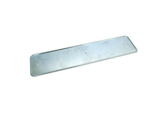Kentekenonderlegplaat 'Inox'
