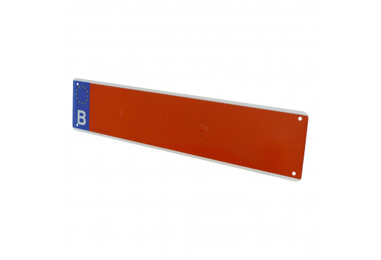 Nummerplaat landbouw rood