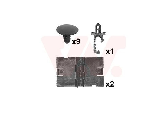 Montageset motorkap