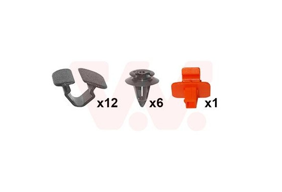 Montageset motorkap