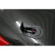 Set universele Racing Plus Flush motorkaphaken/-pins + Slot - zwart + rood aluminium pins, voorbeeld 3