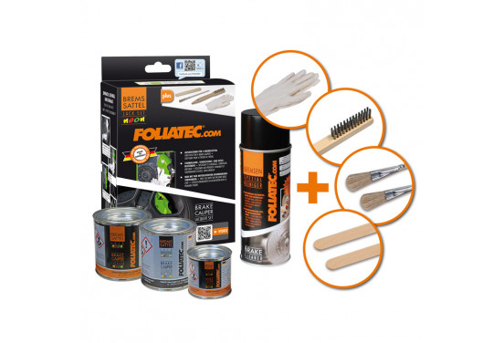 Remklauw verf Foliatec Neon Orange 10-delige set, afbeelding 4