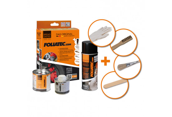 Remklauw verf Foliatec Performance Red 7-delige set, afbeelding 2