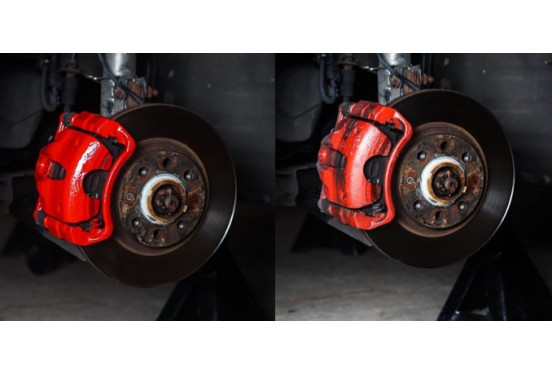 Remklauw verf Foliatec Performance Red 7-delige set, afbeelding 5