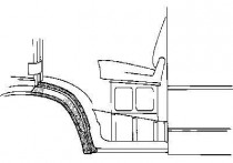 PLAATWERKDEEL MERCEDES L207D 407D.WLSCHERMR