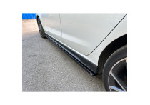 Set sideskirts passend voor Hyundai i30 III N / N-Line 2017- (ABS Glanzend zwart)