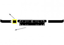 BUMPERLIJST RECHTS BUMPER 9/93+ SLEEPOOG COVER