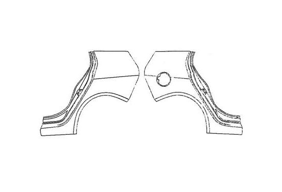 ACHTERSPATBORD RECHTS  5-deurs 5894648 Van Wezel